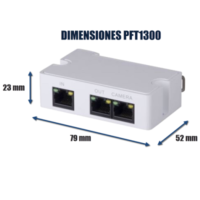 DAHUA PFT1300 - Extensor  PoE &  PoE plus