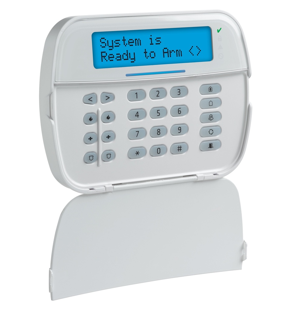 DSC HS2LCDRF9N - Teclado Cableado LCD Alfanumérico con Transceptor integrado