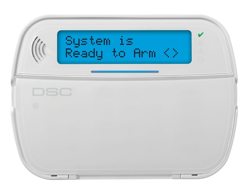 DSC HS2LCDWFP9 - Teclado Programador  LCD Alfanumérico  Inalambrico