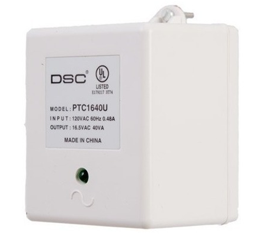 DSC PTC1640U - Transformador 16VCA / 40VA  #cer Fusible