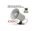 DSC SD20W - Sirena Cableada para Exterior 12 VCD 20W