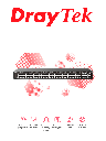 DrayTek VigorSwitch G2540xs - Switch Gigabit Ethernet Administrable Capa 2/