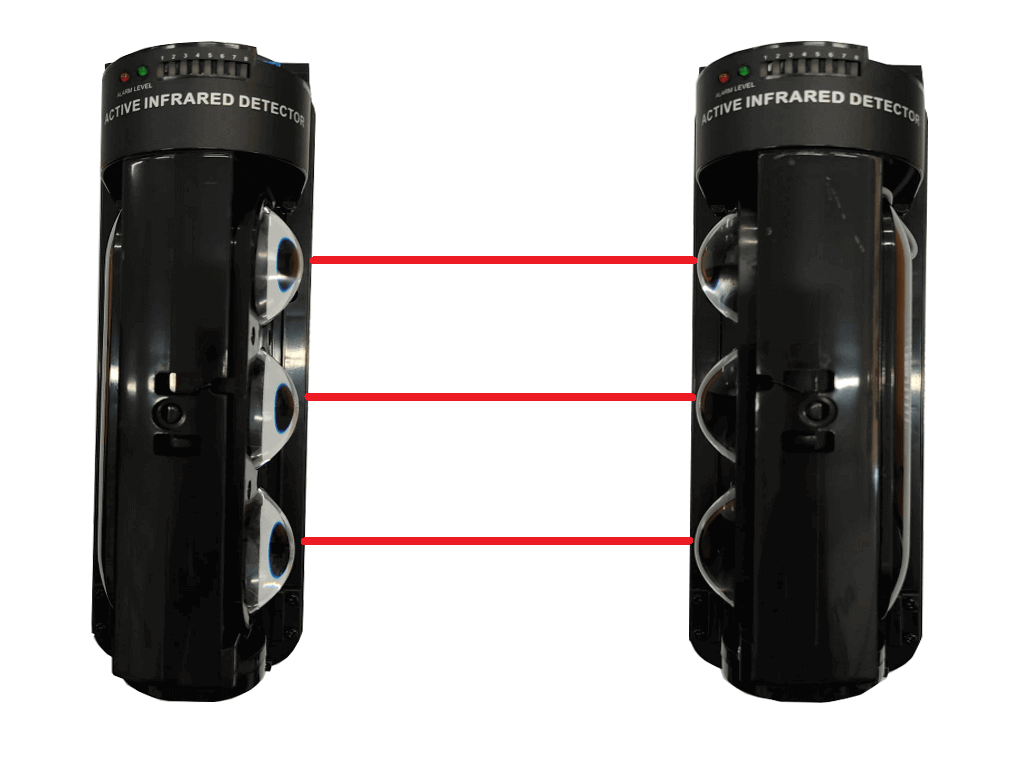 IHORN ABE100-  Detector por triple haz de luz (fotocelda)