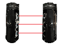 IHORN ABE100-  Detector por triple haz de luz (fotocelda)
