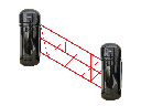 IHORN ABE100-  Detector por triple haz de luz (fotocelda)