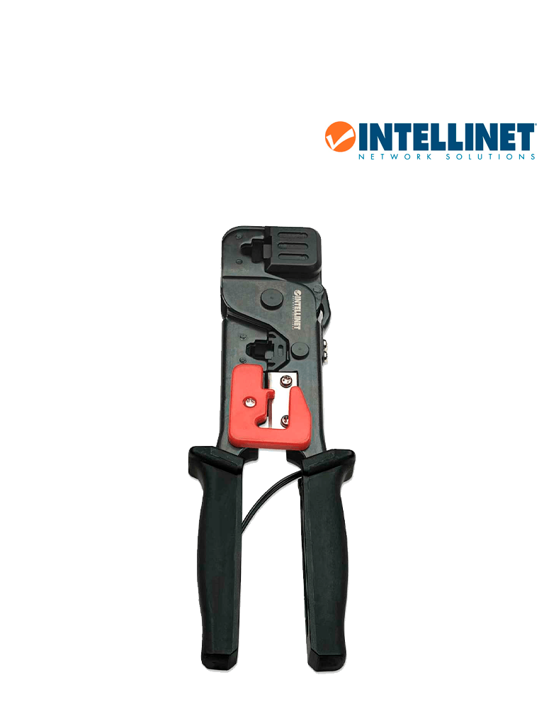 INTELLINET 210836 - PINZA P/CRIMPEAR  RJ11-6P4C, 6P2C/RJ11 RJ12-6P6C RJ45-8P8C,