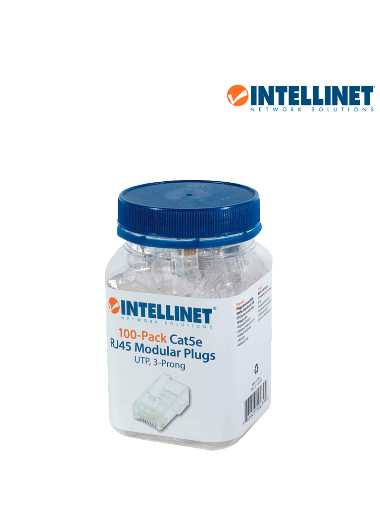 INTELLINET 502399 - Plug RJ45 CAT5E solido UTP / Bote