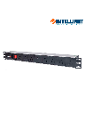 INTELLINET 713993- Barra PDU / 8 cont. Gab/Rack 19"/ 1U/