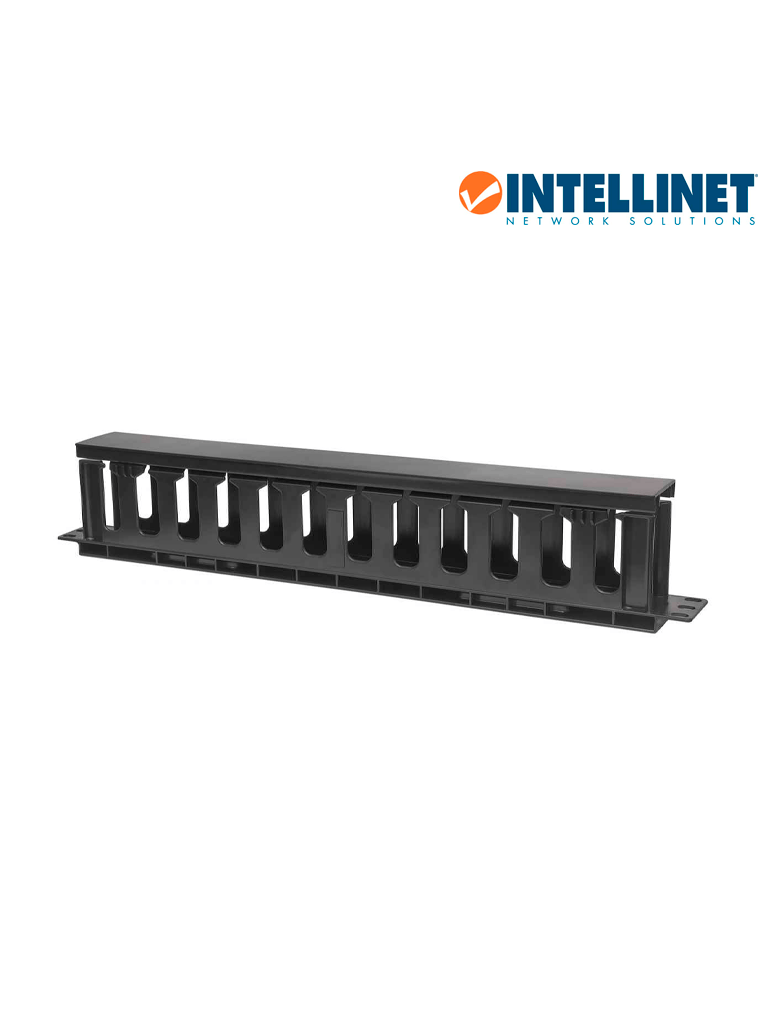 INTELLINET 714679 - Organizador Horizontal /19" / 1U / Plástico