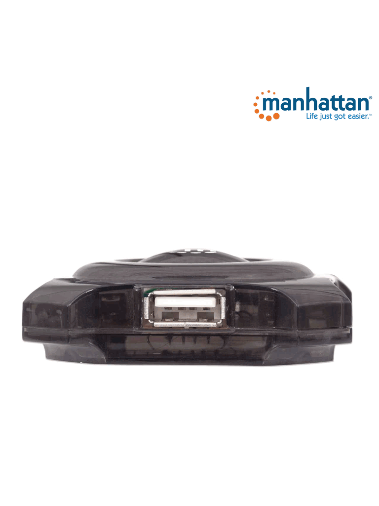 MANHATTAN 162272 - Mini USB de 4 Puertos que Proveen