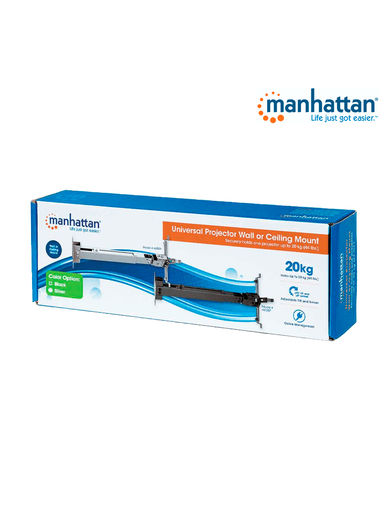MANHATTAN 461191 - Soporte de Proyector para Montaje en Techo