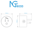 NGTECO NGP300 - Contacto Inteligente WiFi / Control Remoto vía
