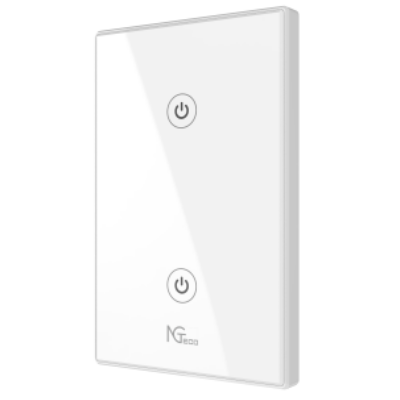 NGTECO NGS102 - Apagador Inteligente WiFi 2 Botones Touch /