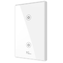 NGTECO NGS102 - Apagador Inteligente WiFi 2 Botones Touch /