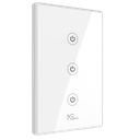 NGTECO NGS103 - Apagador Inteligente WiFi 3 Botones Touch /