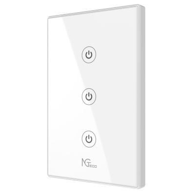 NGTECO NGS103 - Apagador Inteligente WiFi 3 Botones Touch /