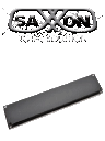 SAXXON 70060200- Placa ciega de 2 unidades de rack/ Medidas