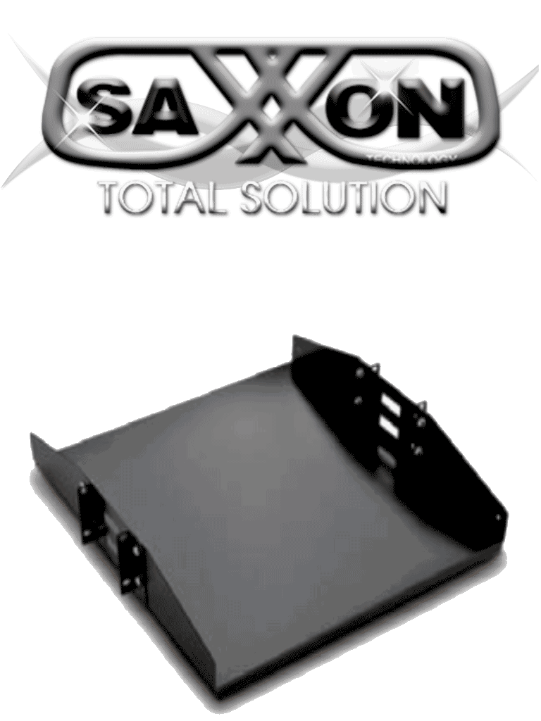 SAXXON 70140202- Charola doble cara para rack/ 19 pulgadas/ 2