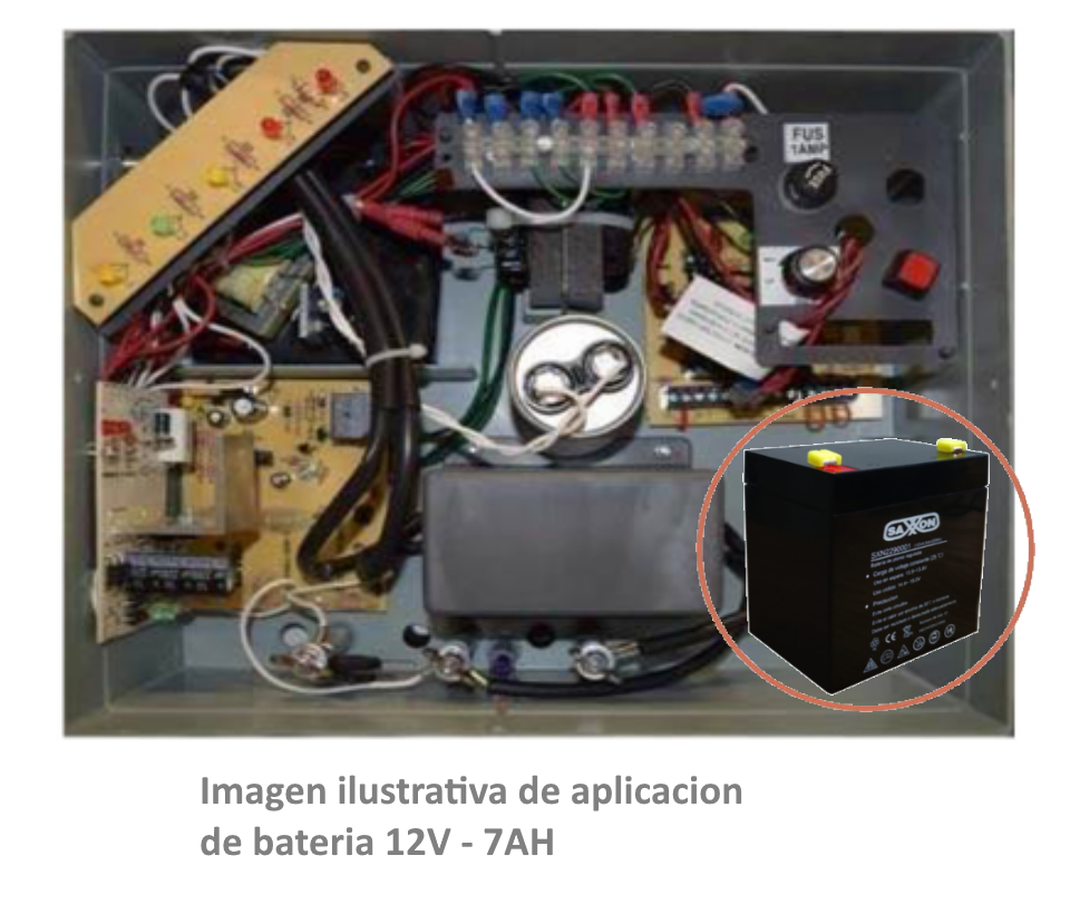 SAXXON CBAT45AH- Bateria de respaldo de 12 volts libre de