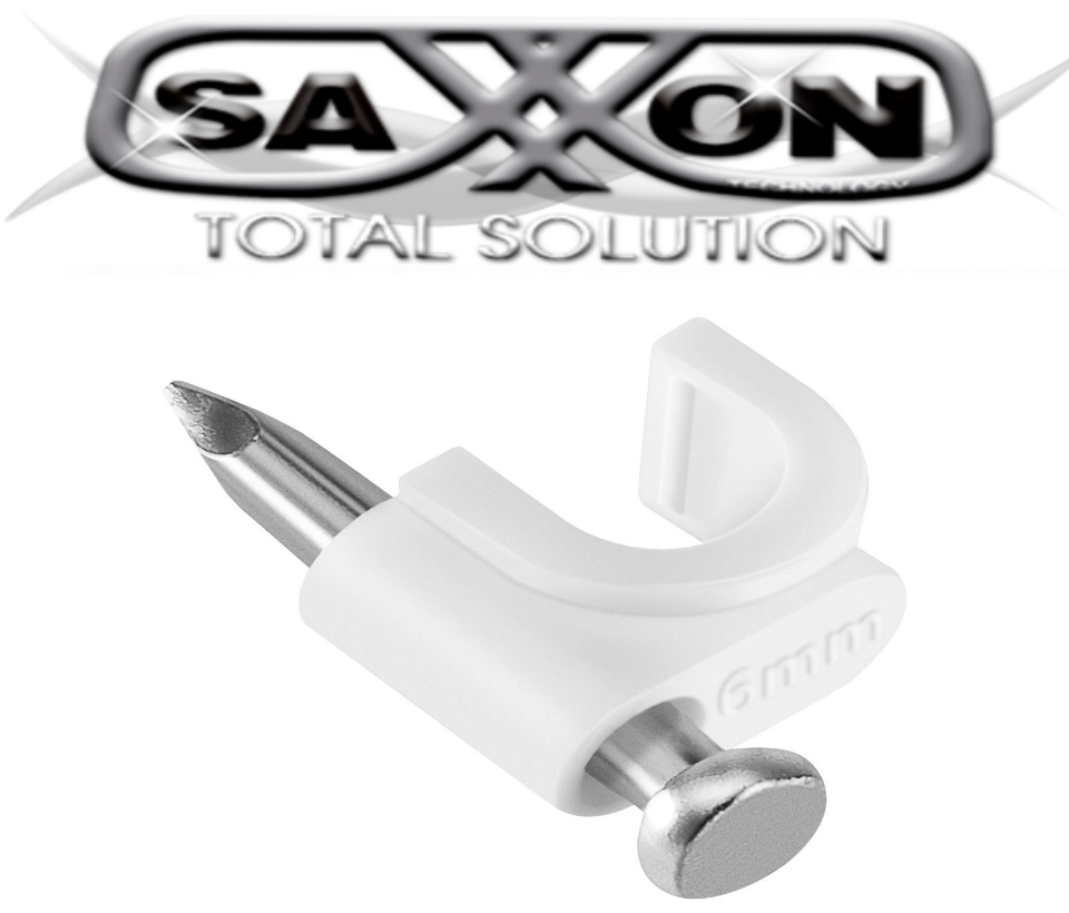 SAXXON GRA955B - Bolsa de 50 grapas de pared/ Color