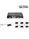 SAXXON LKV312HDR-V2.0 - Divisor de Video HDMI 4K de 1