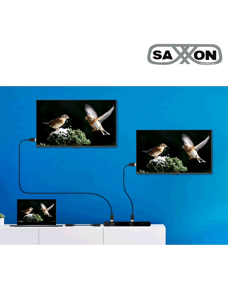 SAXXON LKV312HDR-V2.0 - Divisor de Video HDMI 4K de 1