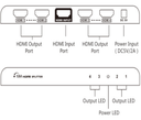 SAXXON LKV314V20- Divisor de Video HDMI/ 1 Entrada y 4