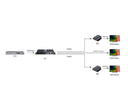 SAXXON LKV712PRO- Kit extensor HDMI de 2 Puertos/ Hasta 40