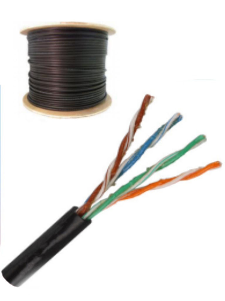 SAXXON OUTPCAT5EGCOPEXT- Cable UTP 100% cobre de 305M/ Categoria 5e