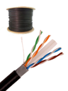 SAXXON OUTPCAT6CCAEXT- Cable UTP CCA de 305M/ Categoria 6/ Exterior/