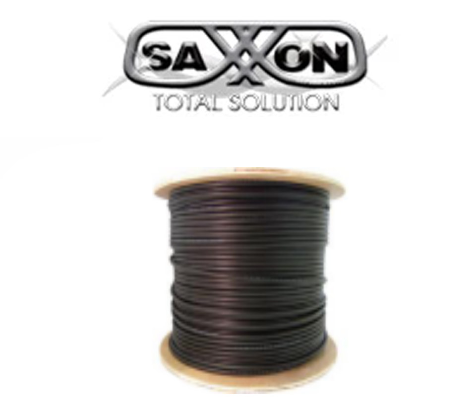 SAXXON OUTPCAT6CCAEXT- Cable UTP CCA de 305M/ Categoria 6/ Exterior/