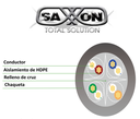 SAXXON P63UG- Cable patch cord UTP 3 Metros/ CAT 6/
