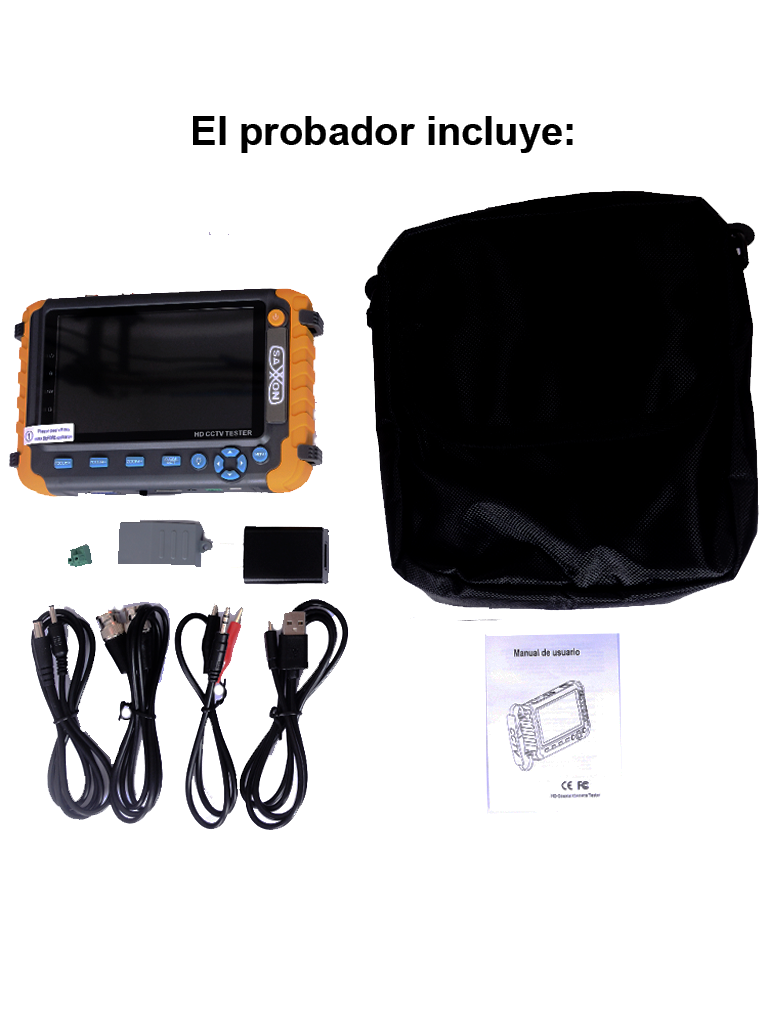 SAXXON TES08MC - Probador de Video con Pantalla de 5
