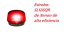 Seco-Larm SL126QR -  Luz Estroboscópica Alámbrica, 6-12VDC, Roja Compatible