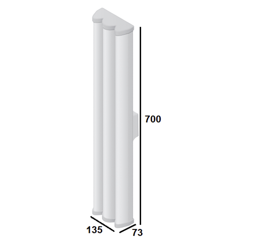 UBIQUITI AM-5G19-120 - Antena Sectorial Airmax 5GHz / Exterior /