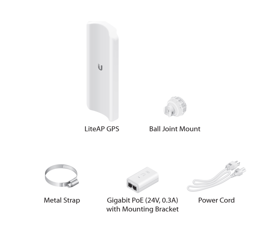 UBIQUITI LAP-GPS - Radio con antena integrada Airmax AC 5.8GHz