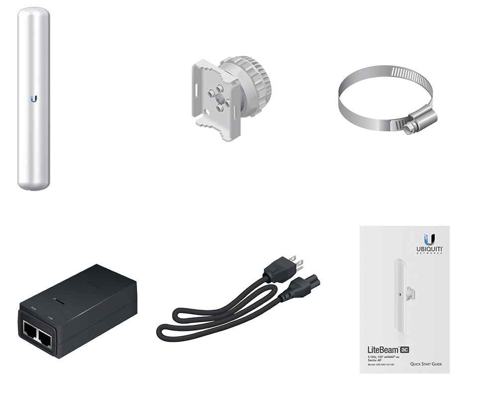 UBIQUITI LITEBEAM AC LAP-120 - Radio con antena integrada Airmax