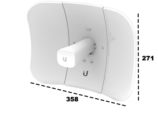 UBIQUITI LITEBEAM AC LBE-5AC-GEN2	- Radio con antena integrada Airmax AC