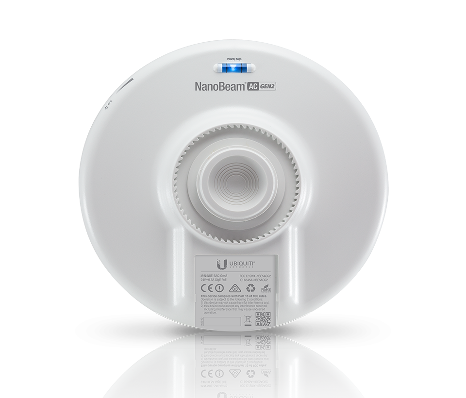 UBIQUITI NANOBEAM AC NBE-5AC-GEN2 - Radio con antena integrada Airmax