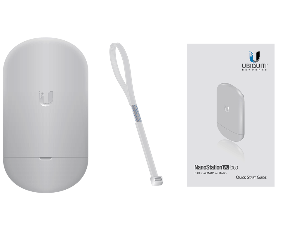 UBIQUITI NANOSTATION AC LOCO5AC- Radio con Antena Integrada AirMax AC