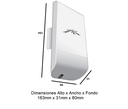 UBIQUITI NANOSTATION LOCOM2 - Radio con antena integrada Airmax 2.4GHz