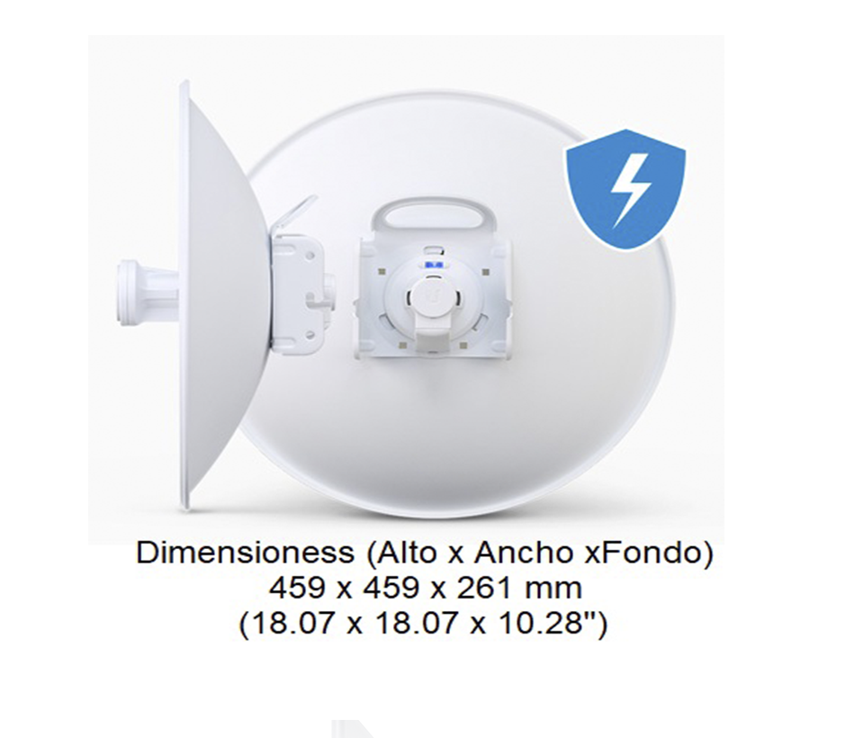 UBIQUITI POWERBEAM AC PBE-5AC-GEN2 - Radio con antena integrada Airmax