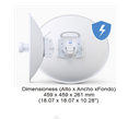 UBIQUITI POWERBEAM AC PBE-5AC-GEN2 - Radio con antena integrada Airmax