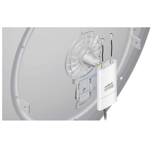 UBIQUITI ROCKETDISH RD-5G34 - Antena Direccional para Radio Conectorizado /