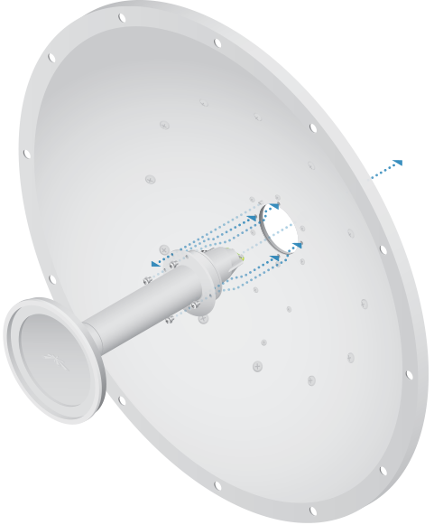 UBIQUITI ROCKETDISH RD5G30- ANTENA DIRECCIONAL PARA PUNTO DE ACCESO/ 5