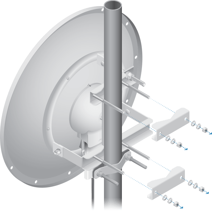UBIQUITI ROCKETDISH RD5G30- ANTENA DIRECCIONAL PARA PUNTO DE ACCESO/ 5