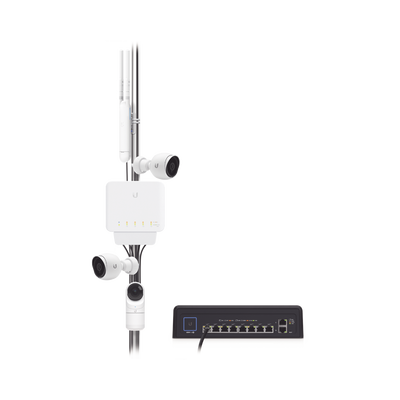 UBIQUITI USW-FLEX Switch UniFi para exterior IP55 de 5 puertos