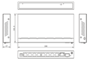 UTEPO UTP3GSW0802TSP120 - Switch PoE de 10 Puertos/ 8 Puertos