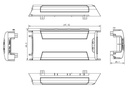 UTEPO UTP7201GEPSE60 - Inyector  PoE 60W ideal para PTZ