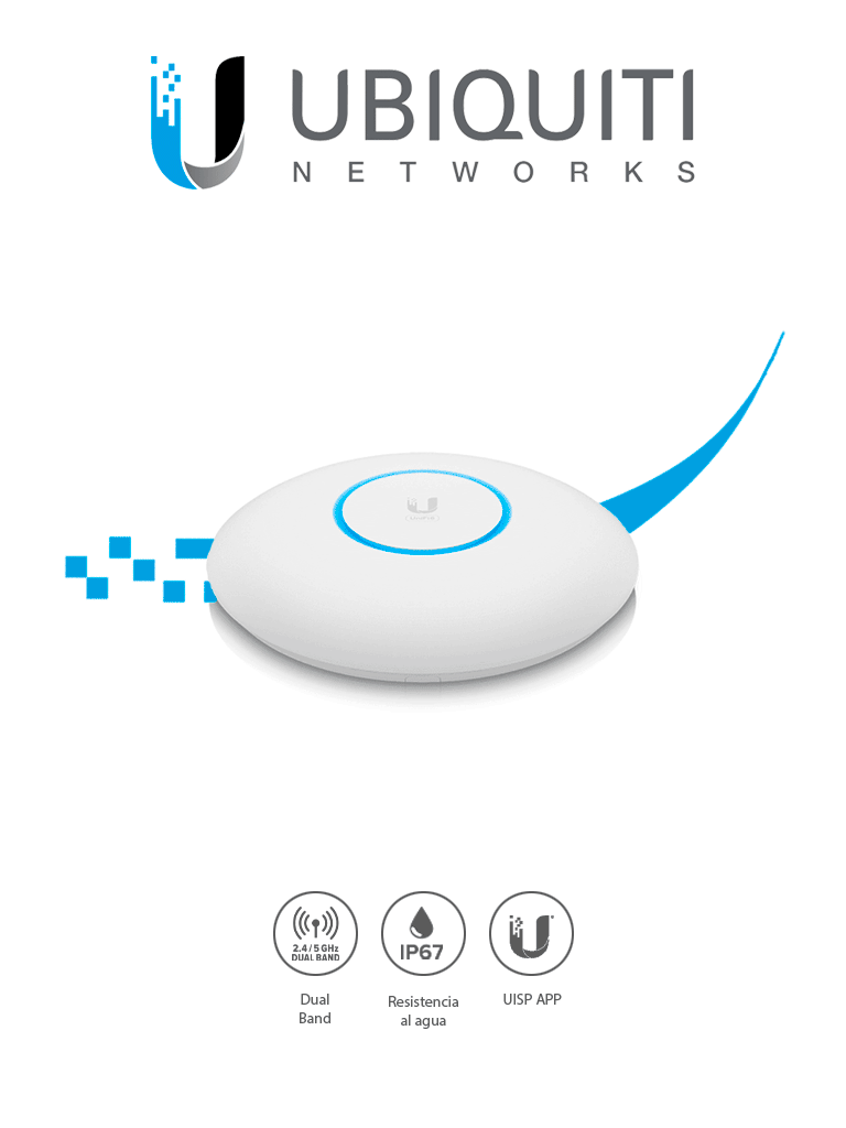 Ubiquiti U6-PRO - Punto de acceso WiFi 6 PRO/ MIMO